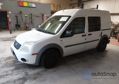 2010 Ford Transit Connect Xlt z USA, uszkodzony, nr VIN NM0KS9BN3AT033667